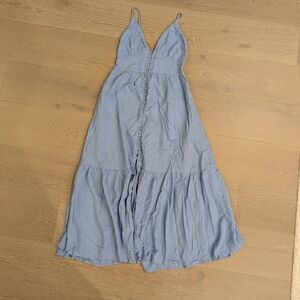 Abercrombie & Fitch Button Through Maxi Dress, Size Extra Small Petite